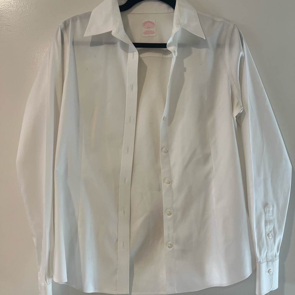 Brooks Brothers White Button Down Shirt